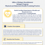 Office of Refugee Resettlement Refugee Program Physical and Behavioral Health – Collaborative Training Model